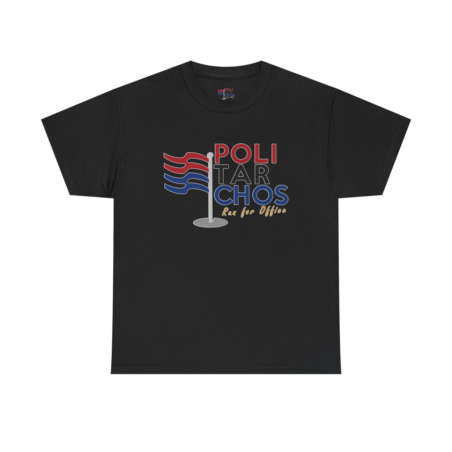 Unisex Heavy Cotton Tee - Politarchos Run for Office Tee with Inspirational Quote by Hannah Arendt