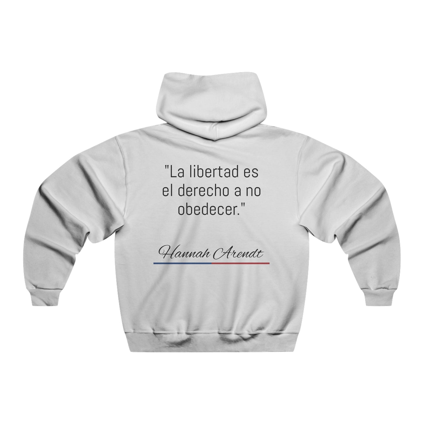 Patriotic Quote Hooded Sweatshirt - Support Political Change