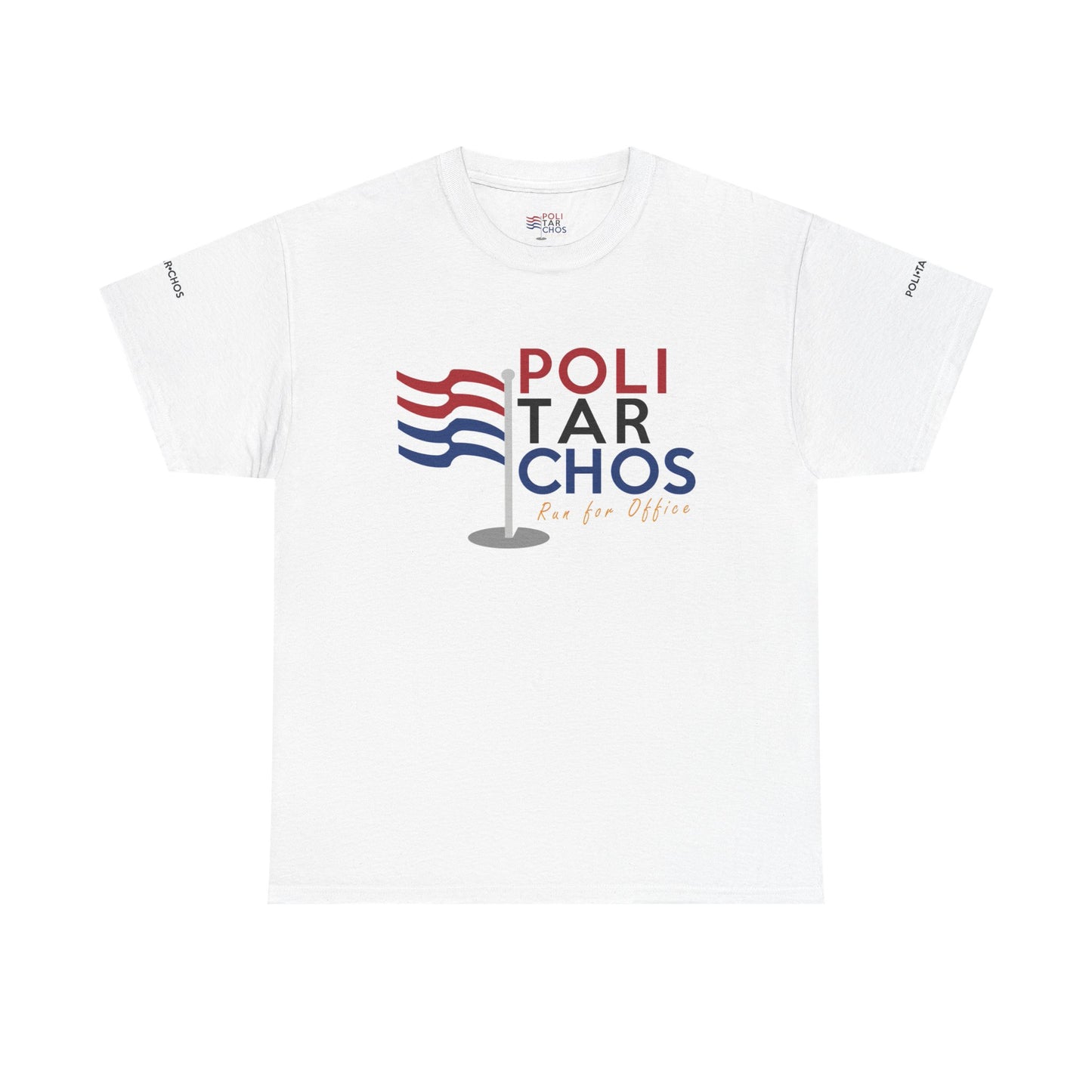 Unisex Heavy Cotton Tee - Politarchos Run for Office Tee with Inspirational Quote by Hannah Arendt