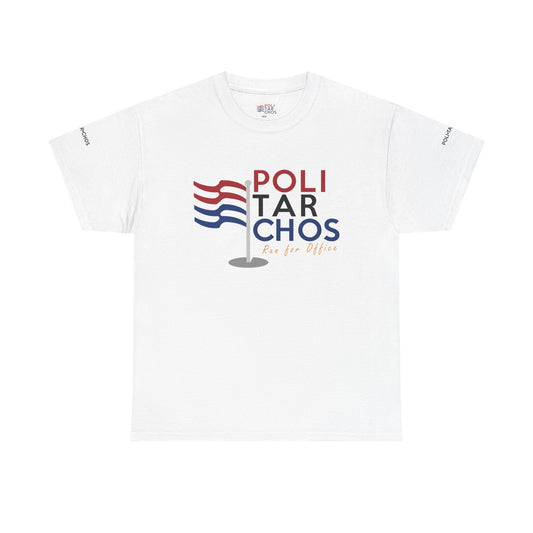 Unisex Heavy Cotton Tee - Politarchos Run for Office Tee with Inspirational Quote by Hannah Arendt