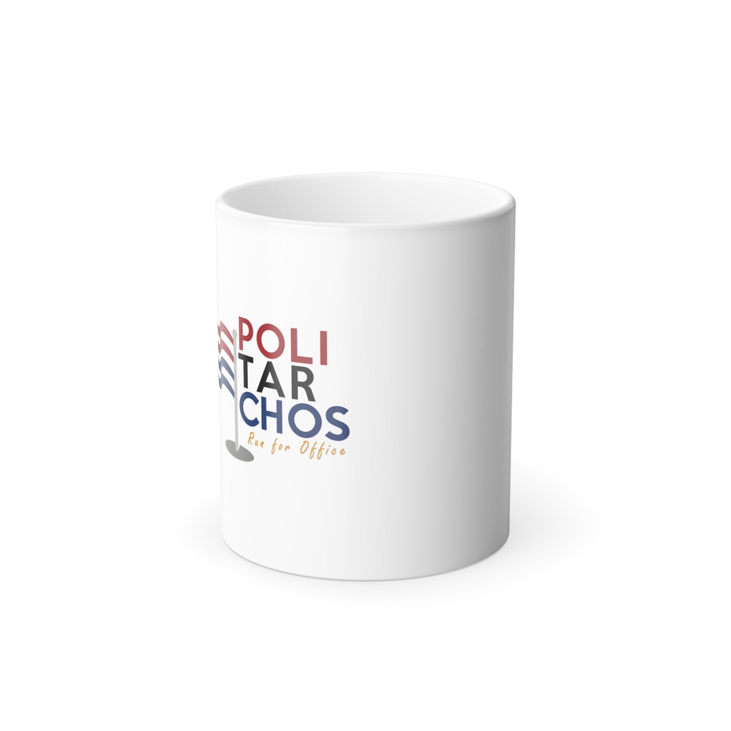 Color Morphing Coffee Mug - Fun Gift for Coffee Lovers & Politicians