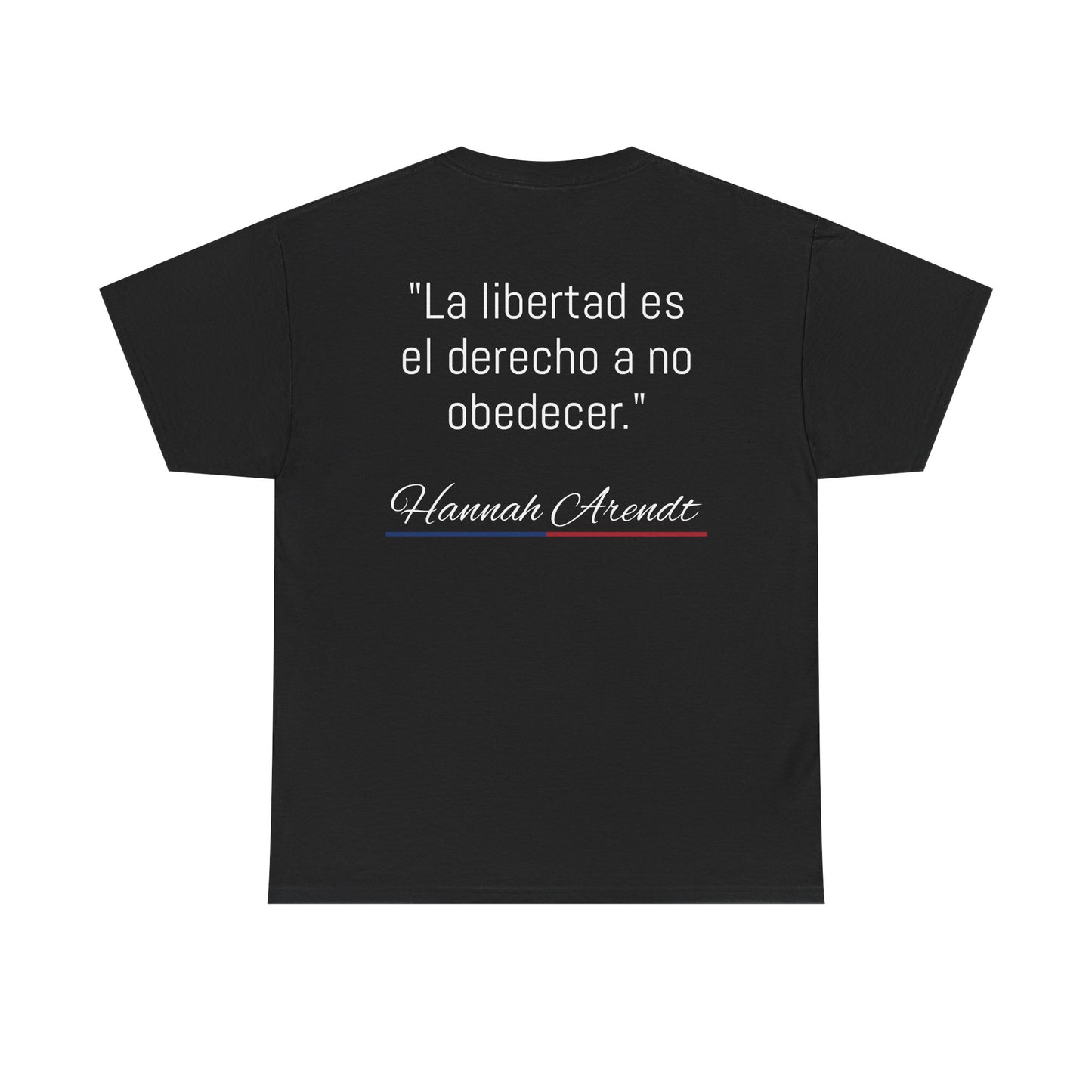 Unisex Heavy Cotton Tee - Politarchos Run for Office Tee with Inspirational Quote by Hannah Arendt