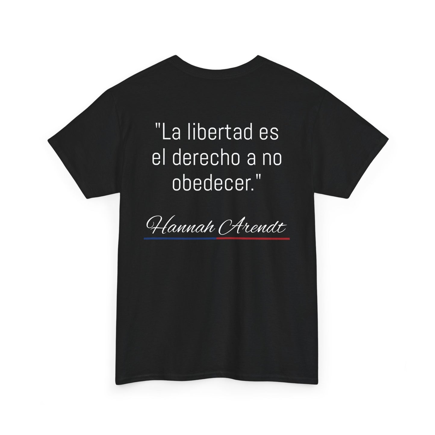 Unisex Heavy Cotton Tee - Politarchos Run for Office Tee with Inspirational Quote by Hannah Arendt