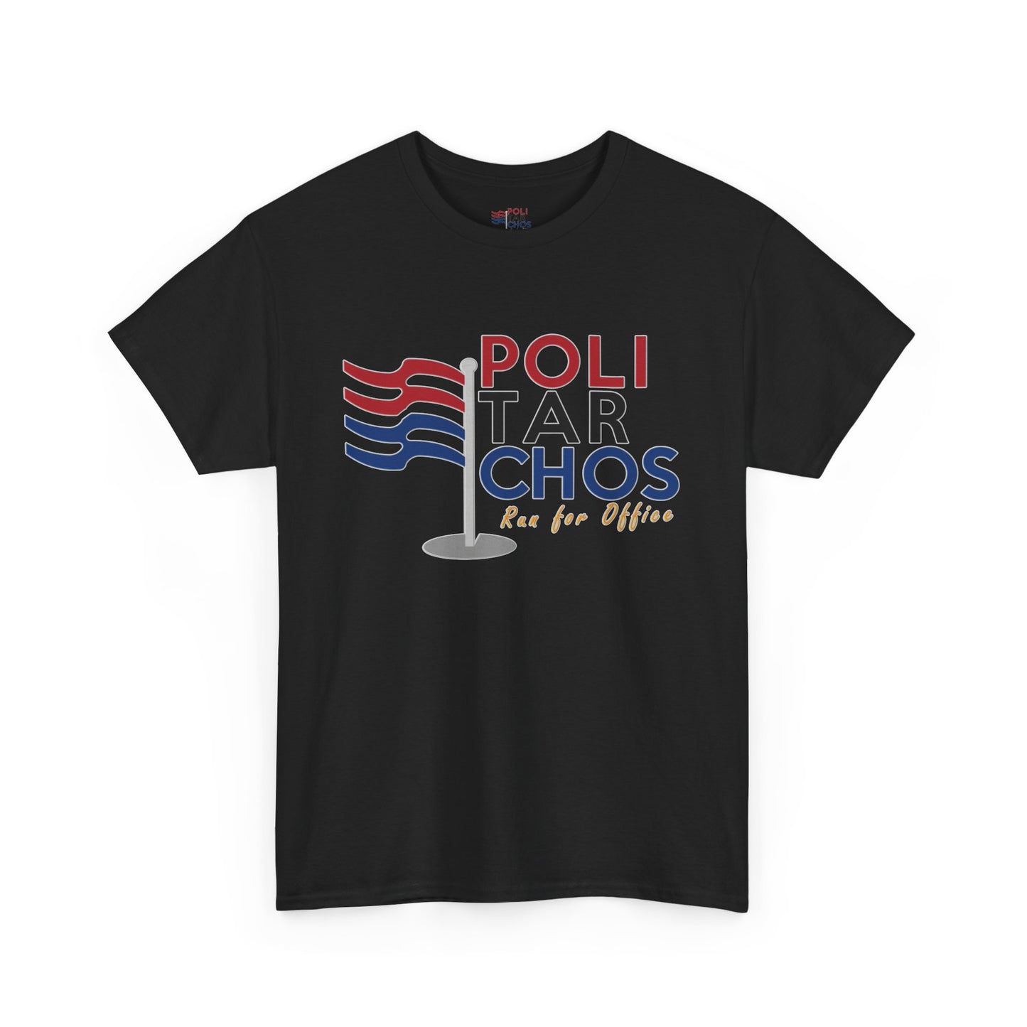 Unisex Heavy Cotton Tee - Politarchos Run for Office Tee with Inspirational Quote by Hannah Arendt